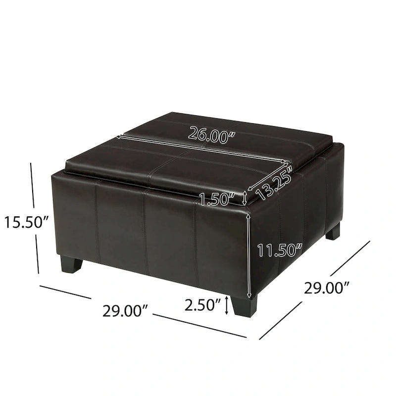 Pouf moderne multifonction rembourré