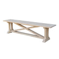 The Gray Barn Fairy Glen Unfinished Bench