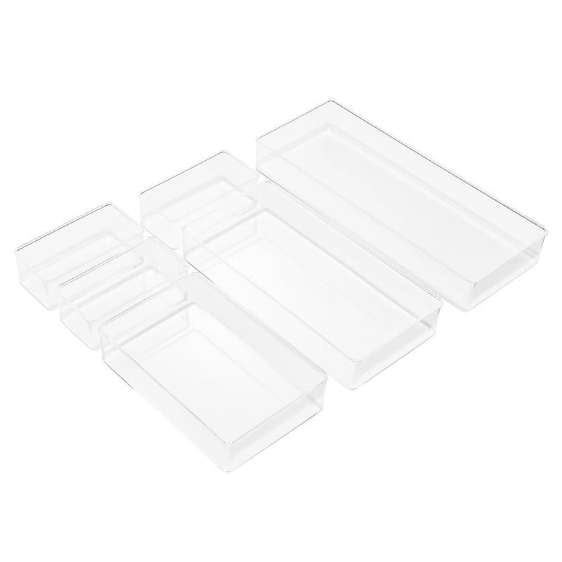 Ensemble de range-tiroirs transparents pour le rangement de la cuisine