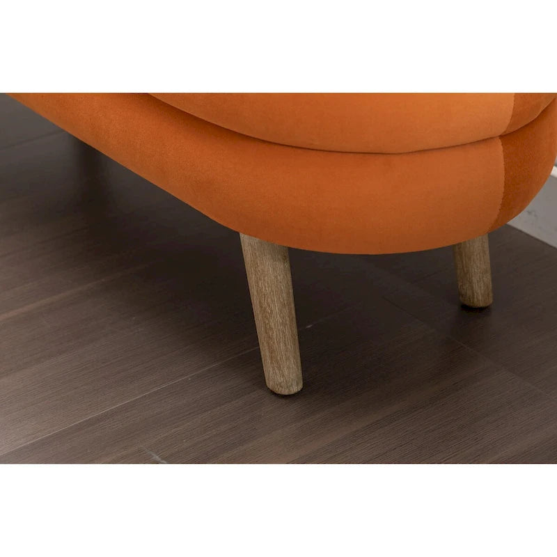 Banc de rangement en velours pour la chambre, avec pieds en bois, pour le salon ou la chambre, intérieur
