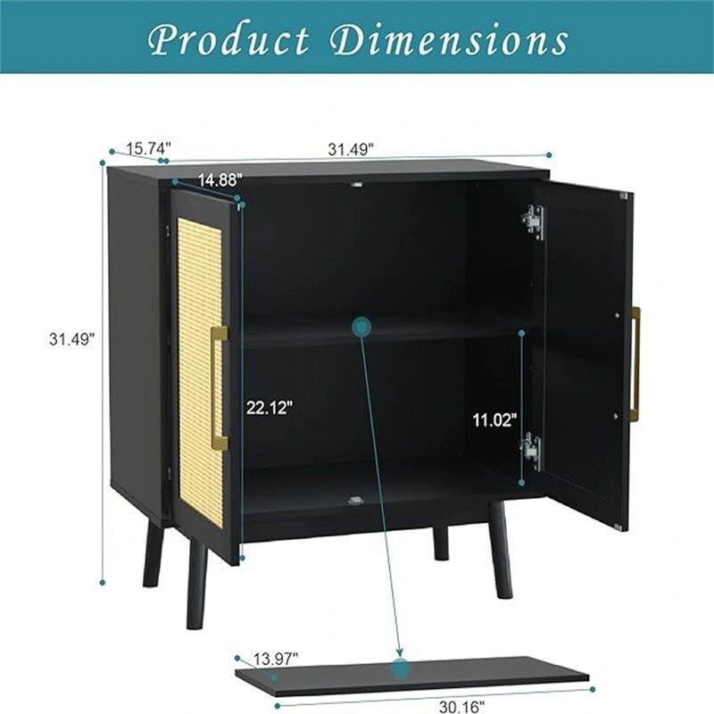 Mueble aparador - 31.5D x 15.75W x 31.5H