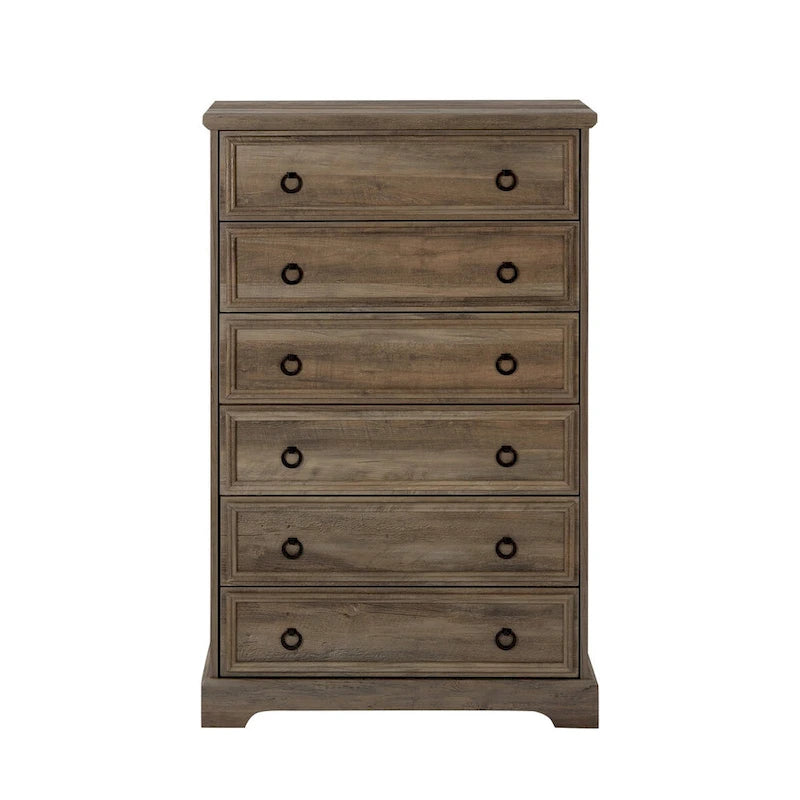 Moderner 6-Schubladen-Schrank mit breiten Auszügen und Kippschutz für das Schlafzimmer