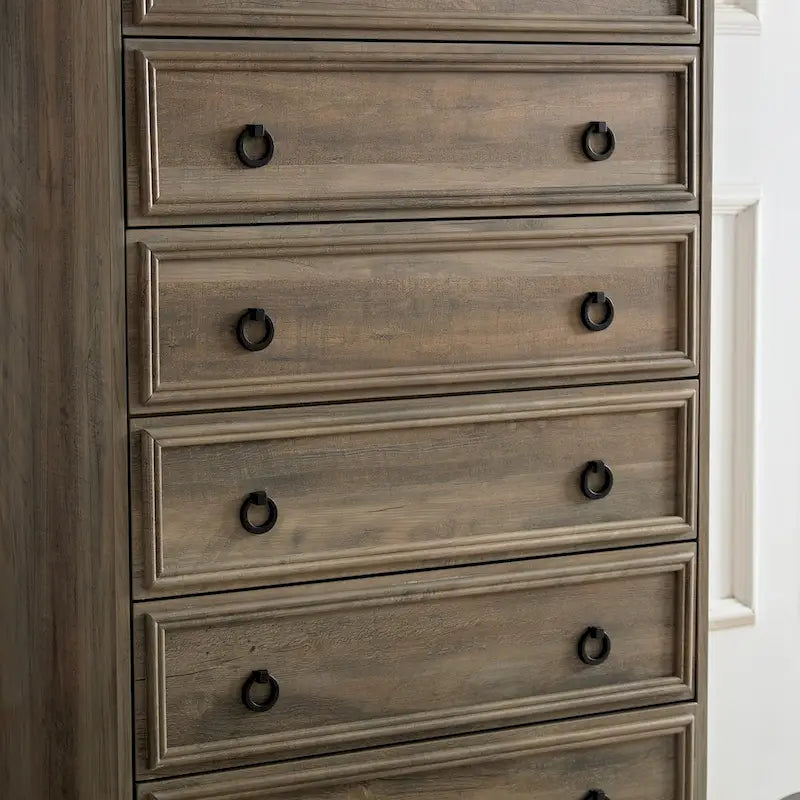 Moderner 6-Schubladen-Schrank mit breiten Auszügen und Kippschutz für das Schlafzimmer