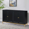 Elegante e raffinata credenza in legno, piano con adesivi effetto marmo