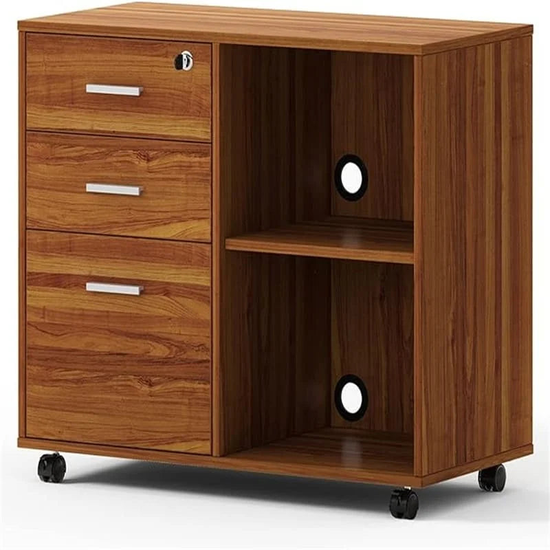 Aktenschrank aus Holz – 15.75D x 31.69W x 26.29H