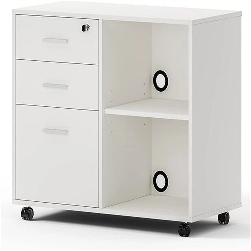 Aktenschrank aus Holz – 15.75D x 31.69W x 26.29H