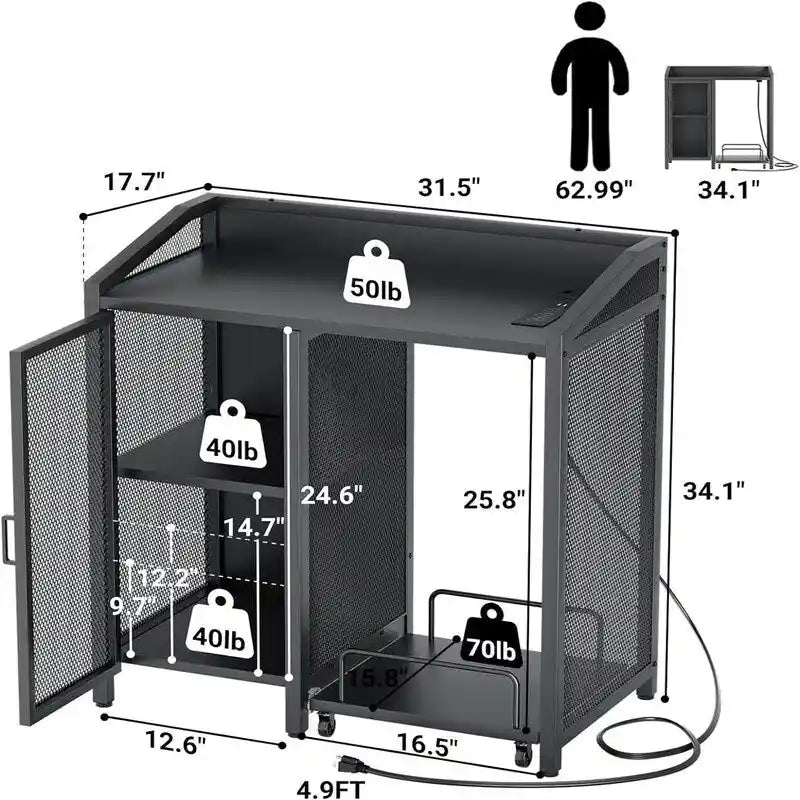 Aktenschränke fürs Homeoffice – 16.5D x 31.5W x 34H