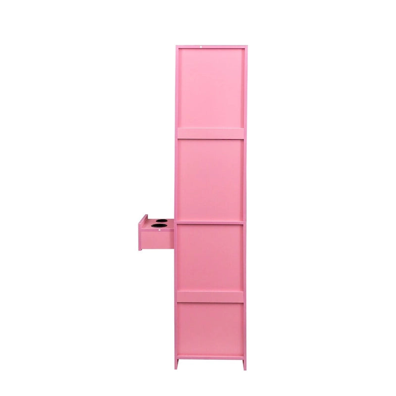 Multi-Layer Tall Storage Cabinet with Drawers and Shelves