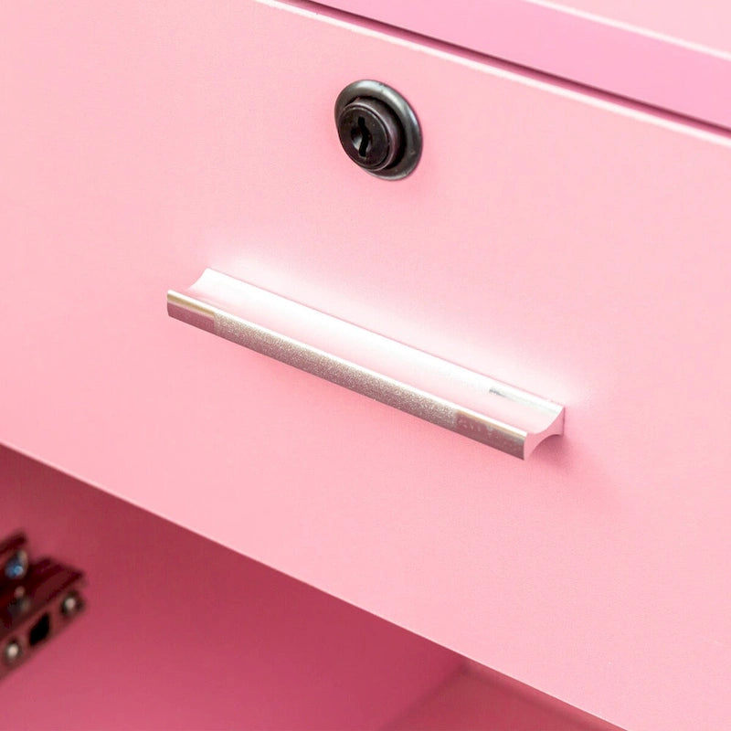 Multi-Layer Tall Storage Cabinet with Drawers and Shelves