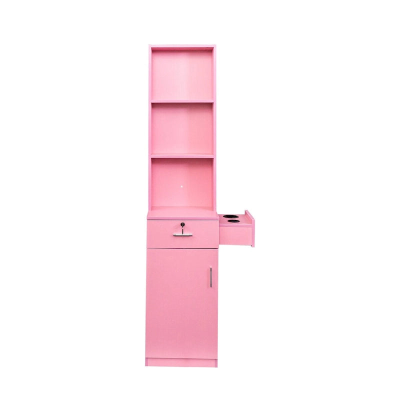 Multi-Layer Tall Storage Cabinet with Drawers and Shelves