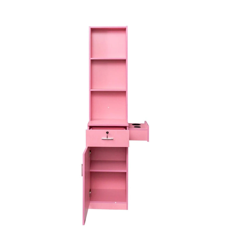 Multi-Layer Tall Storage Cabinet with Drawers and Shelves