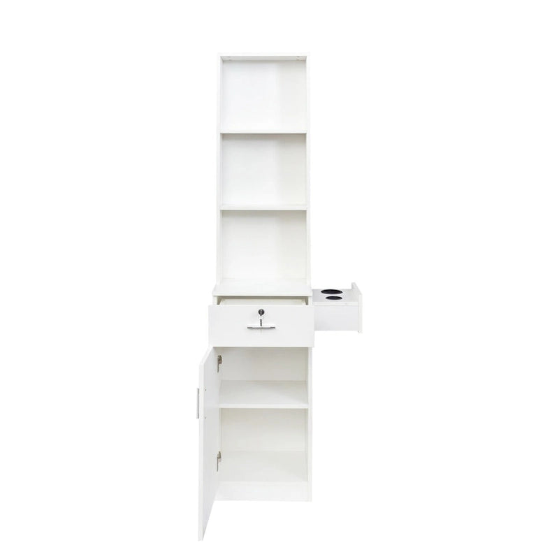 Multi-Layer Tall Storage Cabinet with Drawers and Shelves