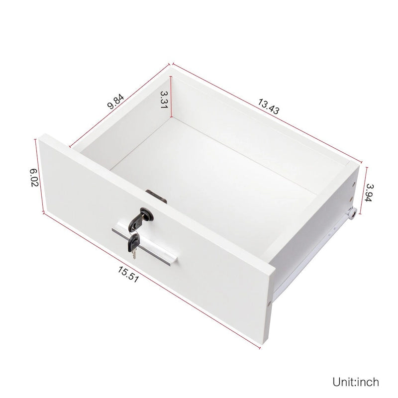 Multi-Layer Tall Storage Cabinet with Drawers and Shelves