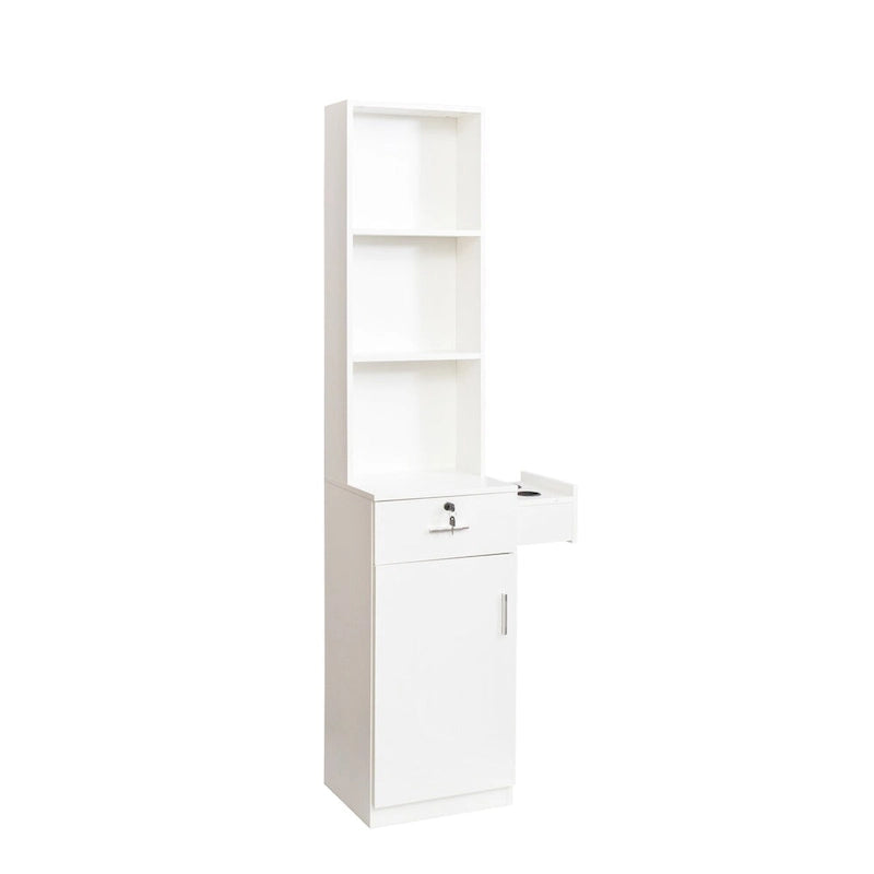 Multi-Layer Tall Storage Cabinet with Drawers and Shelves