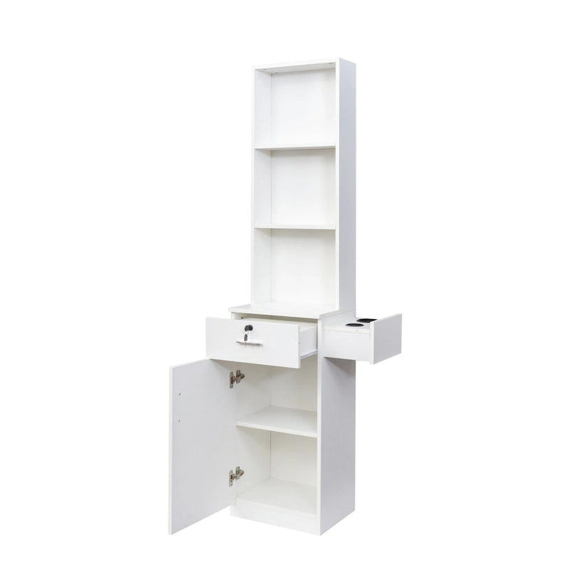 Multi-Layer Tall Storage Cabinet with Drawers and Shelves