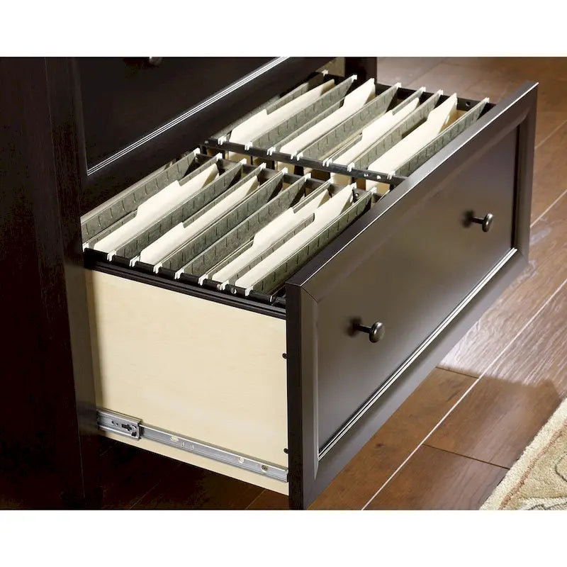 2-Drawer Lateral File Cabinet with Full Extension Slides