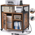 Schedario con ruote frenanti e serratura - 25.59D x 5.12W x 19.29H