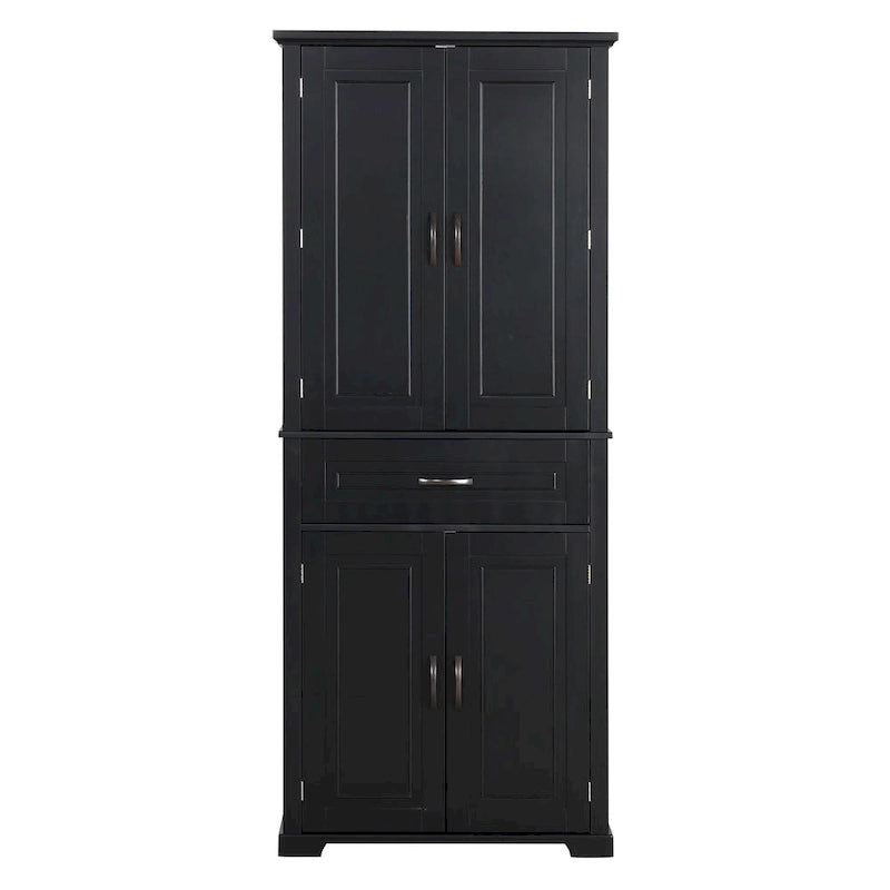 Badezimmerschrank mit Türen und Schublade