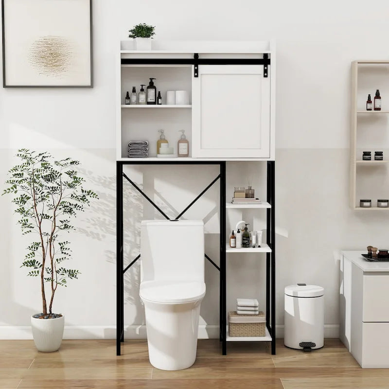 Over The Toilet Storage Cabinet Bathroom Shelves Over Toilet - 32.48L * 11.81W * 64.56H