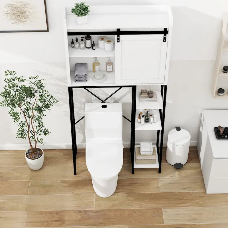 Over The Toilet Storage Cabinet Bathroom Shelves Over Toilet - 32.48L * 11.81W * 64.56H