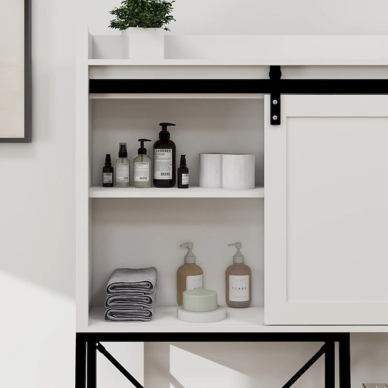 Over The Toilet Storage Cabinet Bathroom Shelves Over Toilet - 32.48L * 11.81W * 64.56H