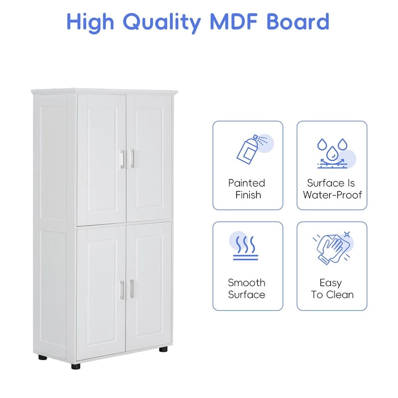 Bathroom Floor Storage Cabinet,Storage Unit,Freestanding Cabinet