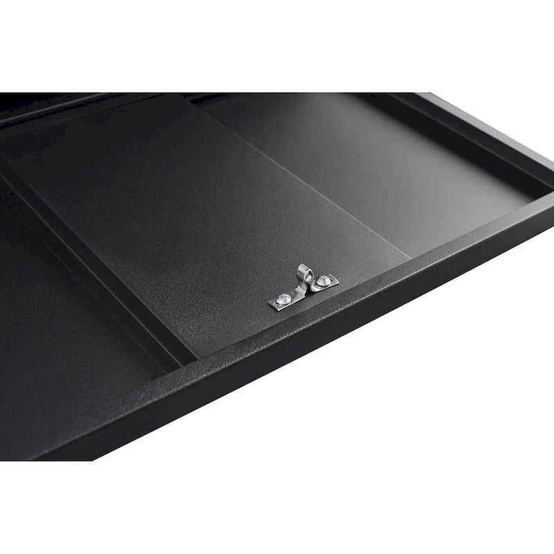 Mobilier de bureau, meuble pour photocopieur noir à 2 portes, support en acier mobile pour photocopieur, caisson pour imprimante